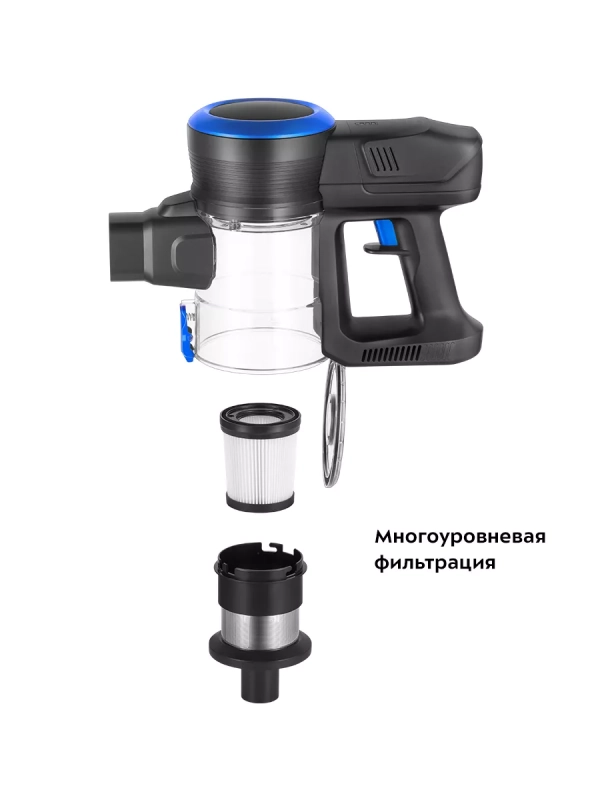 Беспроводной пылесос вертикальный КТ-5175 (2 в 1) 220 Вт