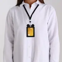 Чехол для бейджа Gold card, 12 х 7,5 см
