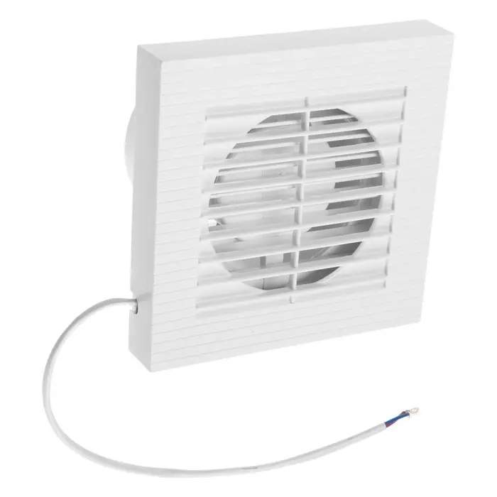 Вентилятор вытяжной ZEIN LOF-10, d=100 мм, 220 В, 15 Вт, с жалюзи, белый