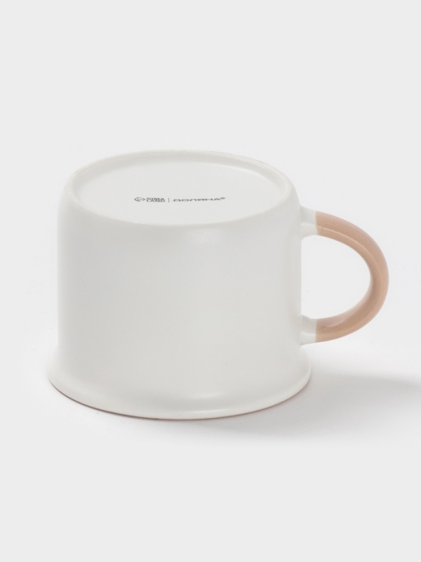 Кружка Доляна "Breakfast" 10х8х6 см, цвет белый