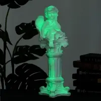 Светящаяся фигура гипс &laquo;Ангел сидя на колонне&raquo;, 17&times;51&times;16 см