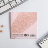 Блокнот 10×10, 16 л. в клетку «Слушай сердце»