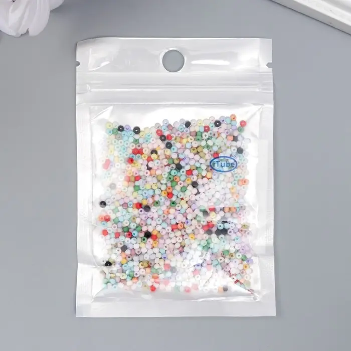 Бисер стекло 11/0  Бисер стекло 11/0 "Матовый. Меланж цветной" 10 гр