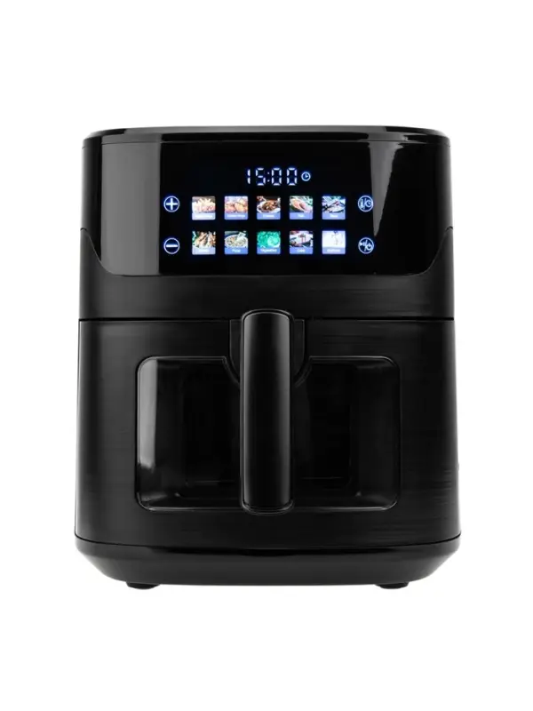 Аэрогриль ELTRONIC 777-02, 6.3л, 1600 Вт, 10 программ, 80-200&deg;C, таймер до 60 мин, черный