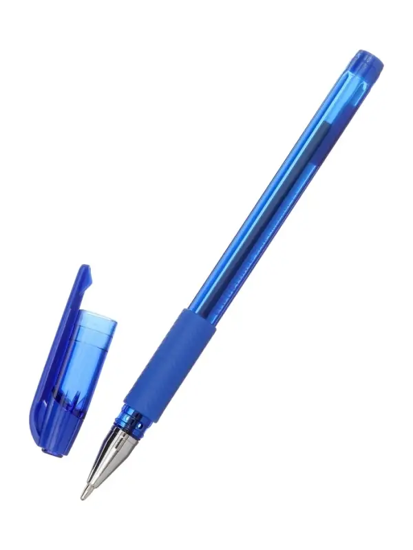 Ручка шариковая ErichKrause Star Stick Grip, узел 1.2 мм, синяя