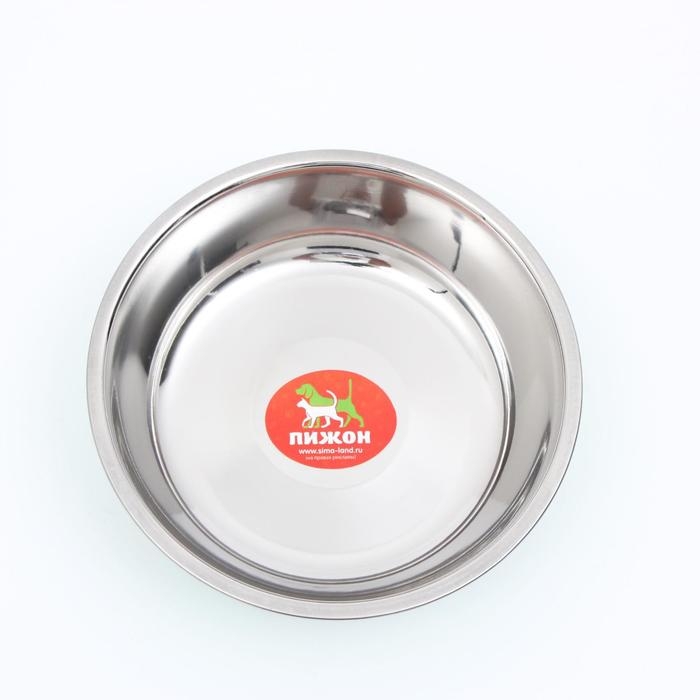 Миска округлая с нескользящим основанием и принтом, 450 мл, зелёная Миска округлая с нескользящим основанием и принтом, 450 мл, зелёная