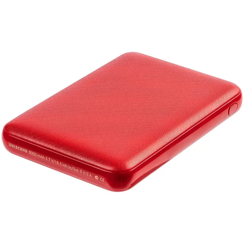 Внешний аккумулятор Uniscend Full Feel Type-C 5000 мАч, красный Внешний аккумулятор Uniscend Full Feel Type-C 5000 мАч, красный