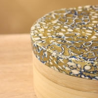 Банка для сыпучих продуктов 16х16х6,5 см, бамбук