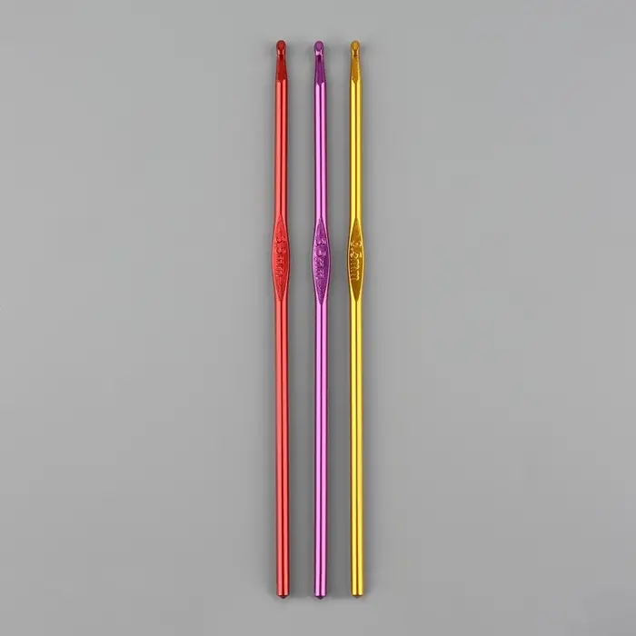 Крючок для вязания, d=3.5 мм, 15 см, МИКС