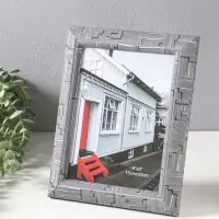 Фоторамка пластик 15х20 см "Моррис" тёмно-серый 23х18х2 см