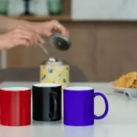 Кружка «Хамелеон», глянцевая, синяя