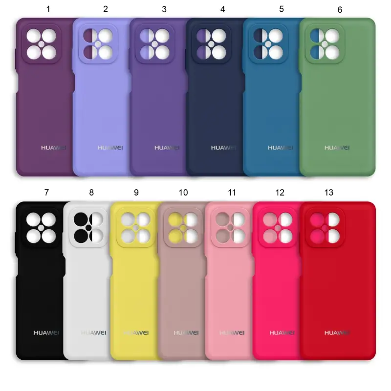 Чехол Huawei Honor X8 Silicone Cover (с лого) Чехол Huawei Honor X8 Silicone Cover (с лого)