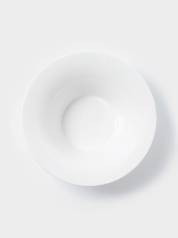 Тарелка глубокая Hanna Knövell, d=22 см, фарфор, белая