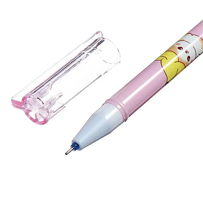 Ручка гелевая со стираемыми чернилами, 0.5 мм, корпус «Котик», стержень синий, МИКС Ручка гелевая со стираемыми чернилами, 0.5 мм, корпус «Котик», стержень синий, МИКС