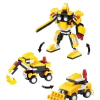 Конструктор &laquo;Робот&raquo;, 106 деталей, 3 варианта сборки, МИКС