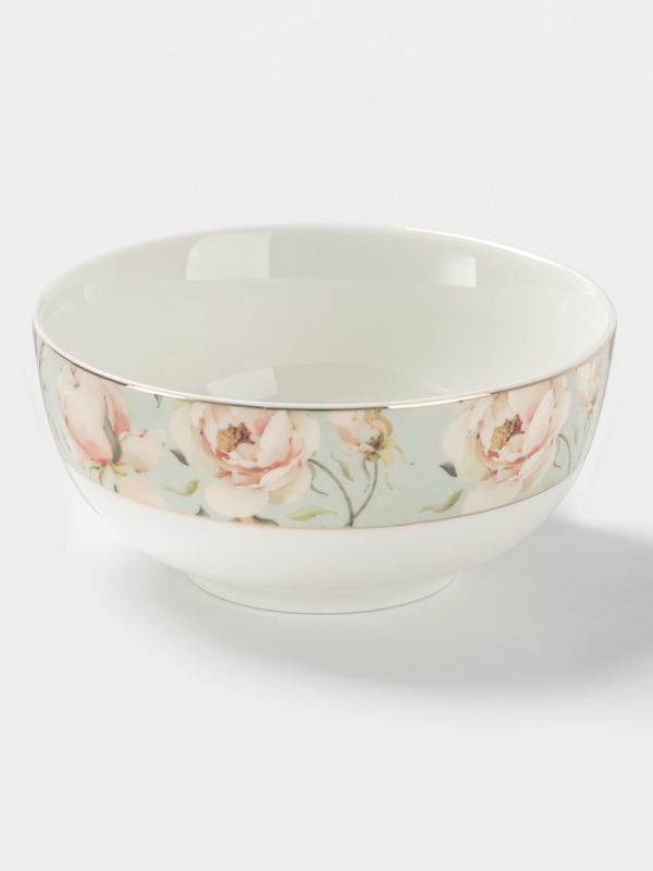 Салатник 14х6,5 см WY  "Pink O'hara", зелёный