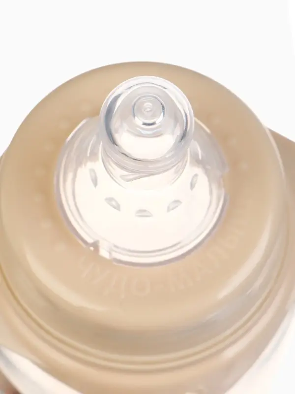 Новогодняя бутылочка для кормления «Baby Bear» 250 мл, цилиндр, бежевый Mum&Baby Новогодняя бутылочка для кормления «Baby Bear» 250 мл, цилиндр, бежевый Mum&Baby