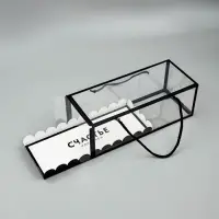 Коробка под зефир c ручками &laquo;Счастье ждёт тебя&raquo;, 27&times;11&times;9.5 см, кондитерская упаковка