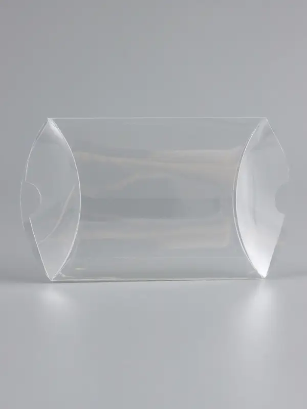 Складная прозрачная коробка из PVC, для упаковки подарков, 9×7×2.5 см