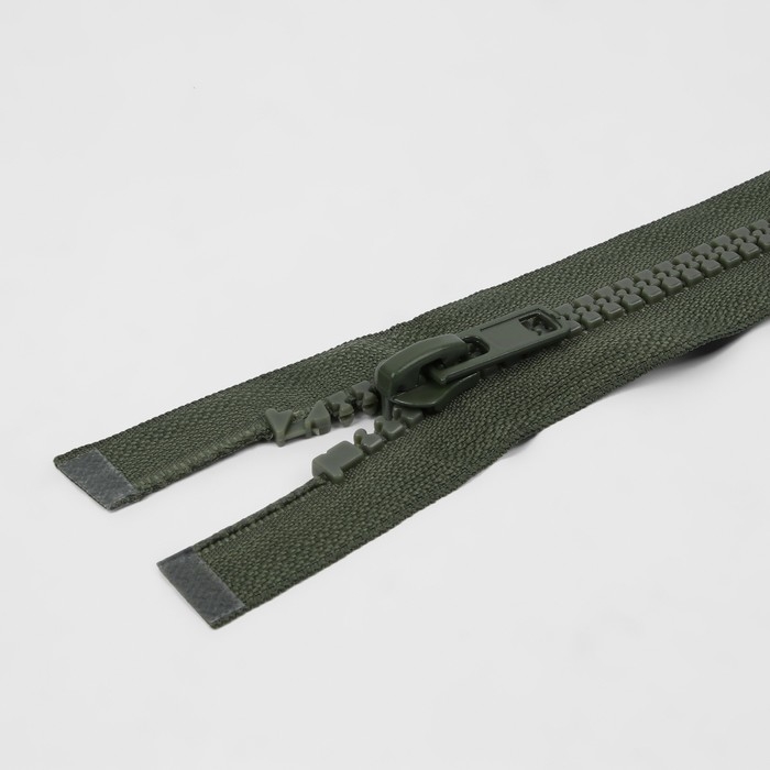 Молния «Трактор», №8, разъёмная, замок автомат, 100 см, цвет хаки, цена за 1 штуку Молния «Трактор», №8, разъёмная, замок автомат, 100 см, цвет хаки, цена за 1 штуку