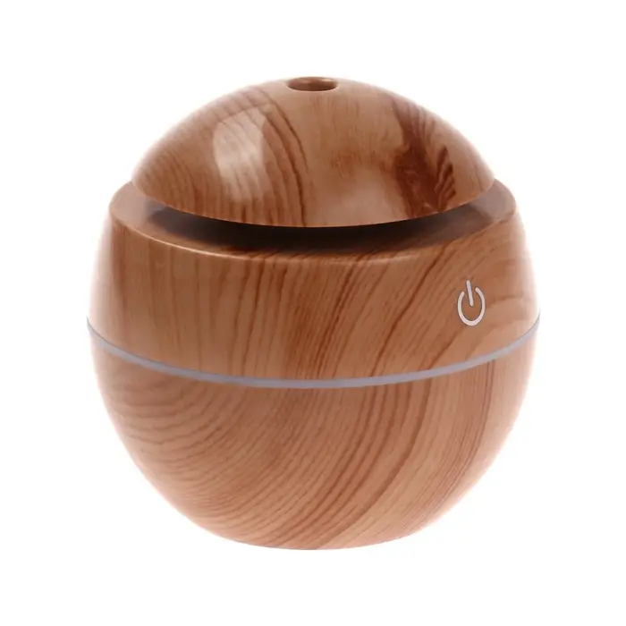 Увлажнитель воздуха HM-11, ультразвуковой 200 мл, подсветка, светлое дерево