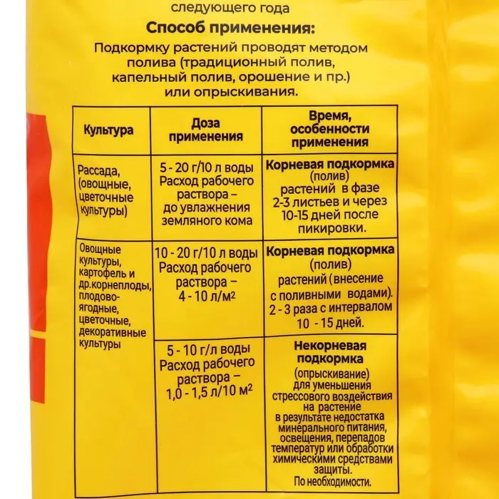Удобрение минеральное Монокалийфосфат, 0.5 кг