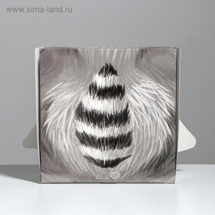 Коробка подарочная складная, упаковка, «Енотик», 25 х 25 х 10 см Коробка подарочная складная, упаковка, «Енотик», 25 х 25 х 10 см