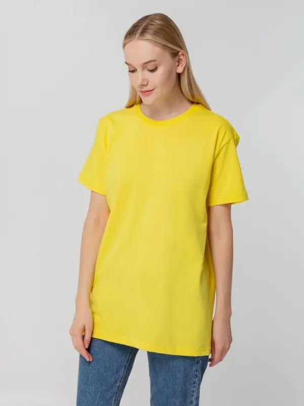 Футболка унисекс T-bolka 140, желтая, размер S Футболка унисекс T-bolka 140, желтая, размер S