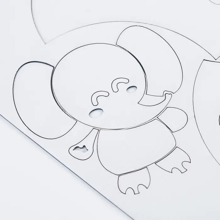 Наклейки интерьерные детские TAKE IT EASY &laquo;Слоник&raquo;, декор на стену, панно, 61&times;80 см