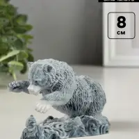 Фигурка &laquo;Медведь ловит рыбу&raquo;, 11 см