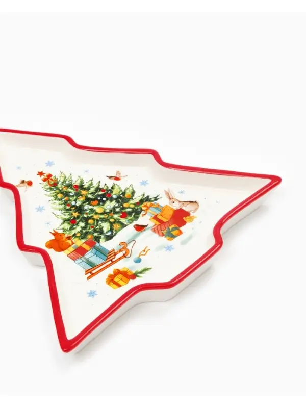 Блюдо екрамическое «Уютной зимы», 23×22×2 см, ручная работа Блюдо екрамическое «Уютной зимы», 23×22×2 см, ручная работа