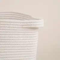 Корзина для хранения SL Home &laquo;Радуга&raquo;, плетёная, ручной работы, 30&times;40&times;25 см, белая