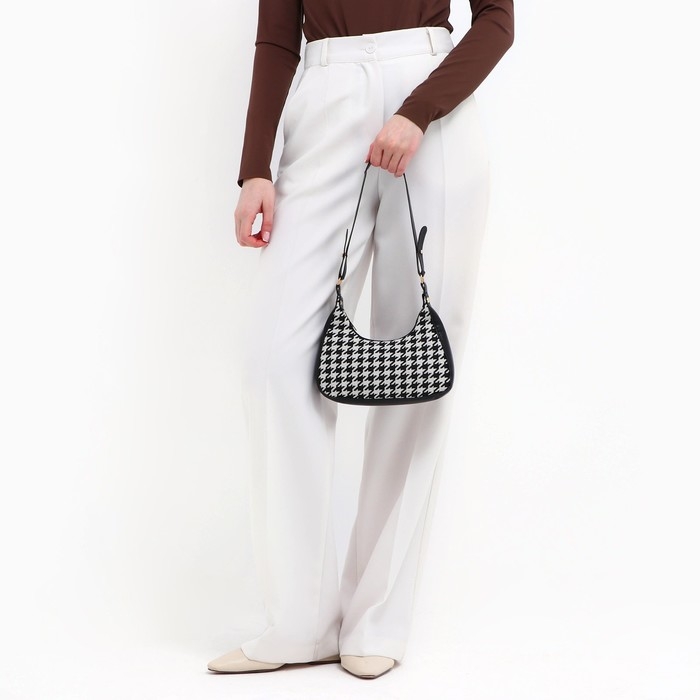 Сумка женская текстильная, 20х23х5.5 см, лапки Сумка женская текстильная, 20х23х5.5 см, лапки