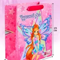 Пакет подарочный детский Winx, MS 18&times;23&times;10 см