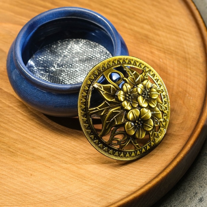 Курильница для любых благовоний  Курильница для любых благовоний "Авантюрин" керамическая, микс