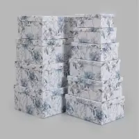 Коробки подарочные, 10 в 1, 37.5&times;29&times;17 - 19&times;13&times;7.5 см