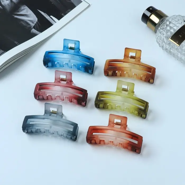 Крабик для волос «Кэнди», матовый прямой, 7 см, МИКС Крабик для волос «Кэнди», матовый прямой, 7 см, МИКС