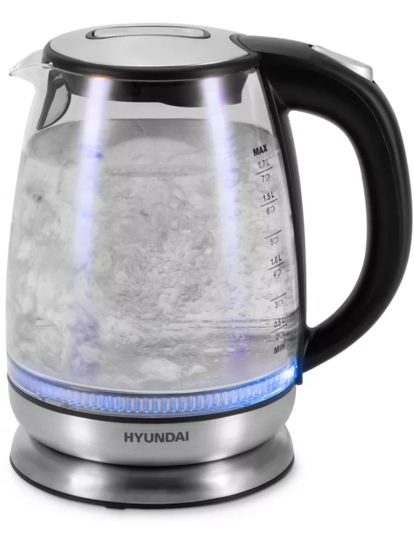 Чайник HYK-G8800 1,7л 2200Вт серебристый (стекло)