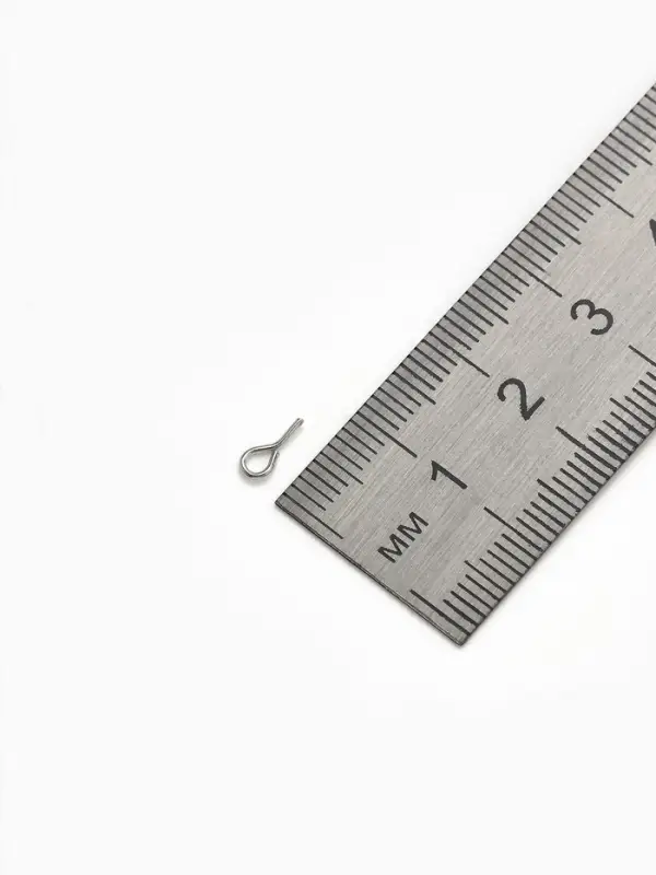 Держатель для кулона клеевой, 7×3 мм (набор 30 шт.), цвет серебро