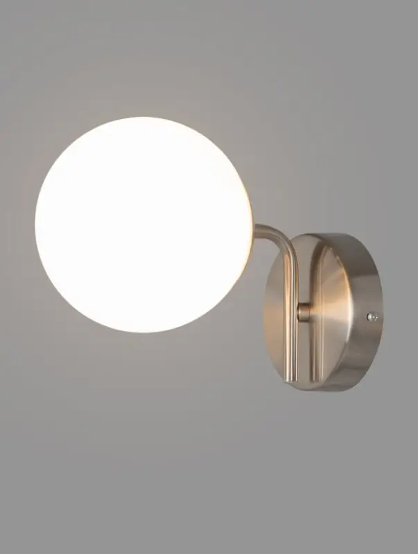 Бра 74527/1W, 1x40Вт, E27, цвет никель