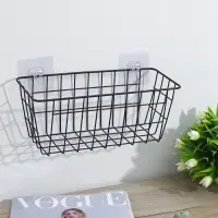 Корзина для мелочей Доляна, 29&times;12&times;12 см, чёрная