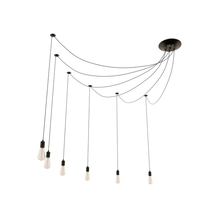 Светильник Светильник "Паук" черный 6x40Вт E27 черный BayerLux