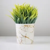 Кашпо для цветов «Мрамор», 1,6 л Кашпо для цветов «Мрамор», 1,6 л