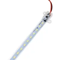 Светильник светодиодный, 1 м, линейка, в корпусе, 12 Вт, 220 В, 1800 Лм, 76 LED, 6500K, SMD5630