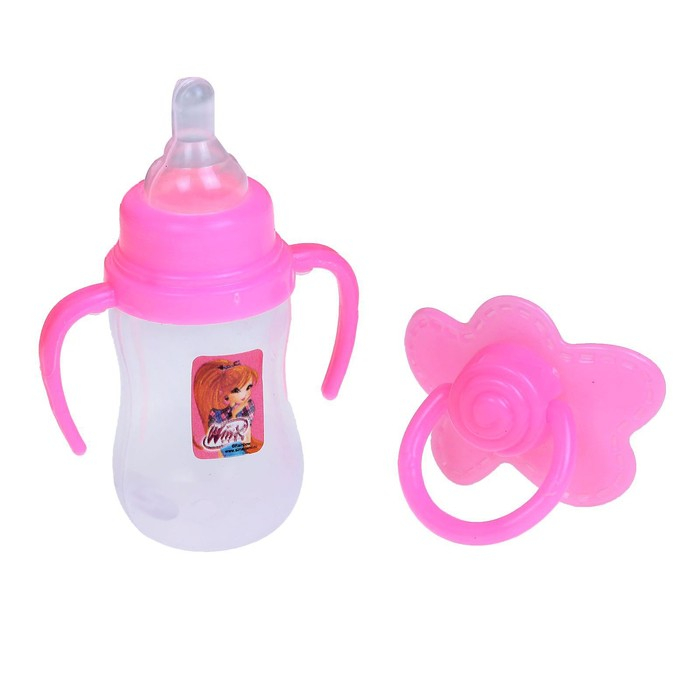 Коляска для куклы прогулочная с аксессуарами, WINX, металл Коляска для куклы прогулочная с аксессуарами, WINX, металл