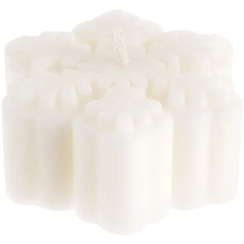 Свеча Snowlight 3, белая, 6 см Свеча Snowlight 3, белая, 6 см