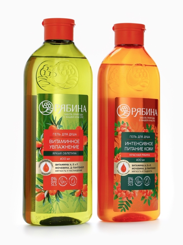 Гель для душа, интенсивное питание кожи, аромат рябины, 400 мл, Рябина Гель для душа, интенсивное питание кожи, аромат рябины, 400 мл, Рябина