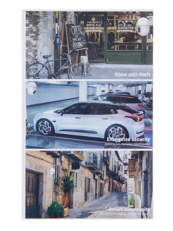 Камера видеонаблюдения Hoco уличная HD, D2 PTZ, белая