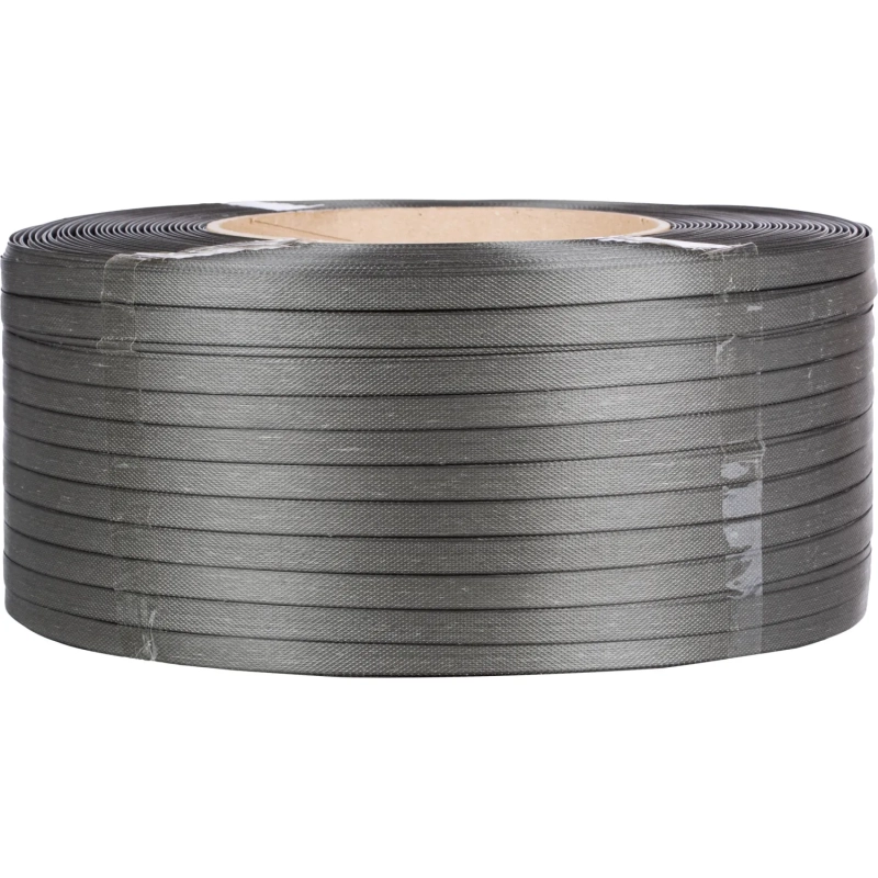 Стреппинг лента Полипропиленовая 15мм х 0,8 (1400 м.) Серая