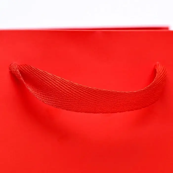 Пакет под торт 20&times;20&times;20 см, красный